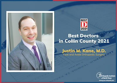 Dr. Justin Kane named one of D Magazine Best Doctors in Collin County 2021